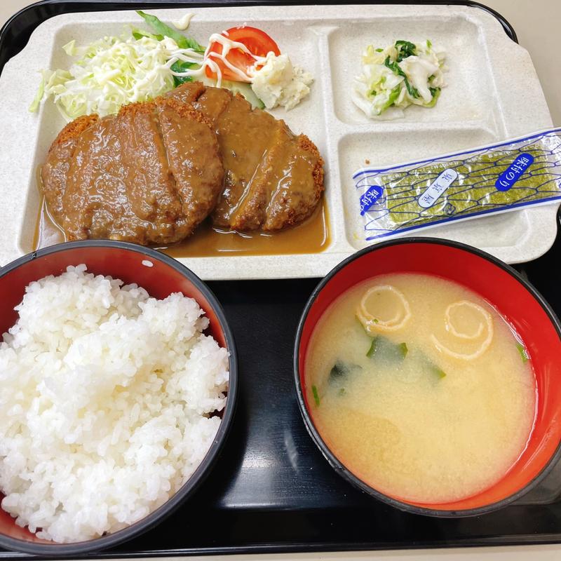日替わり定食（ミンチカツ定食）(和洋食 日松亭)