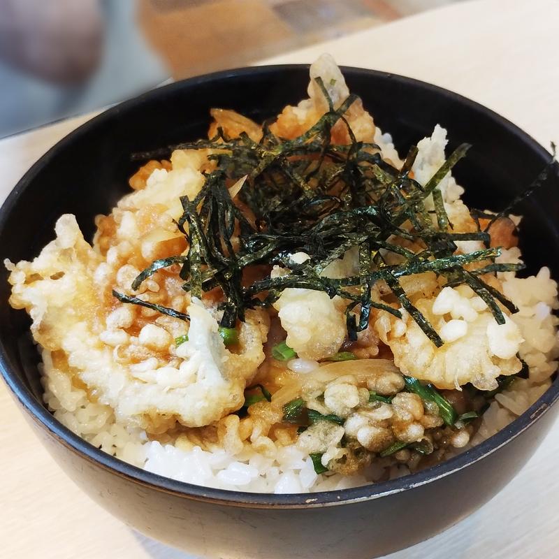 きす天丼セット(大助うどん 別府店)