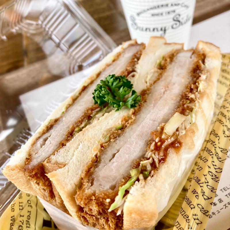 三元豚のロースカツサンド(サニーサイド枚方長尾店)