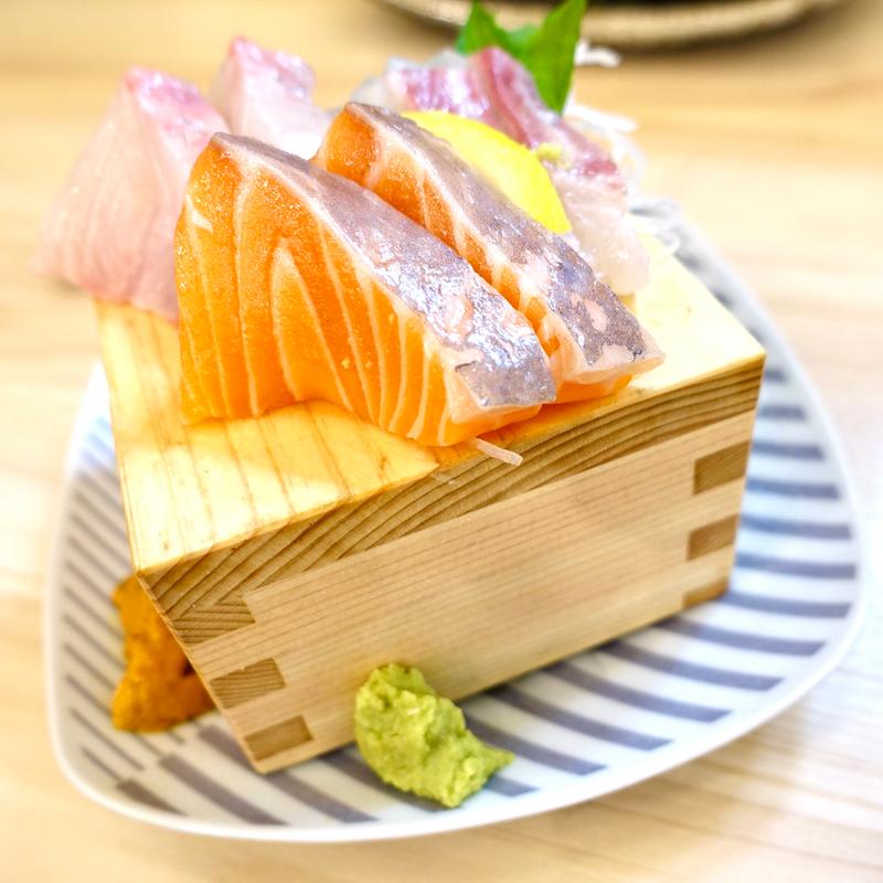 升造り3種盛り合わせ(肉ト魚 大衆酒場ひとめぼれ 梅田店)