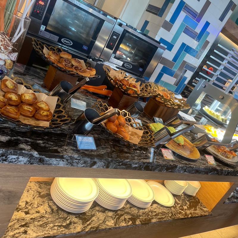 朝食ブュッフェ(沖縄逸の彩ホテル)