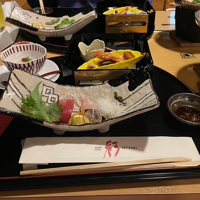 刺身(沖縄逸の彩ホテル)