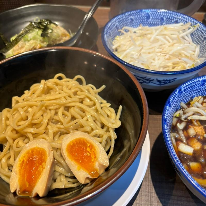 味玉つけ麺(笑福 鳥取店)