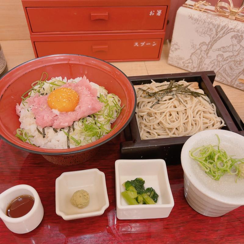 ねぎとろ丼セット(家族亭 高槻店)