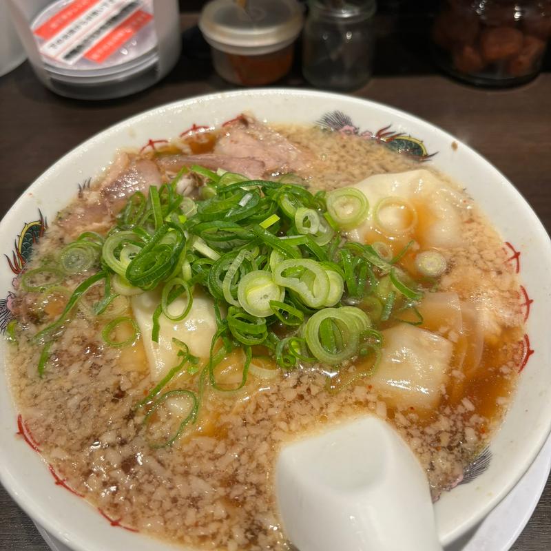 ワンタン麺(来来亭 鳥取店)
