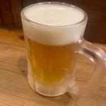 生ビール(博多串焼 びんちょうや)