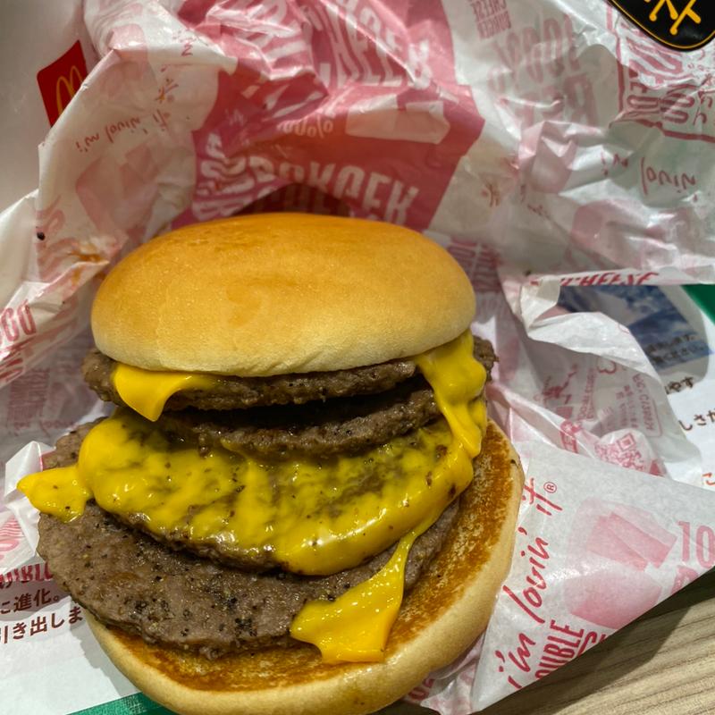 倍ダブルチーズバーガー(マクドナルド 姪浜小戸店)