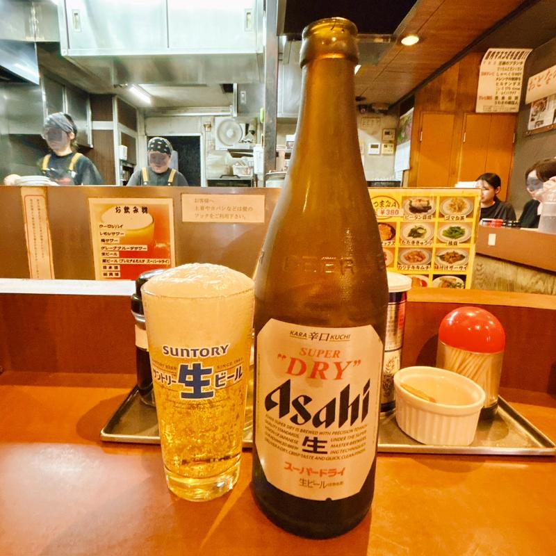 瓶ビール(でっかい餃子 曾さんの店)