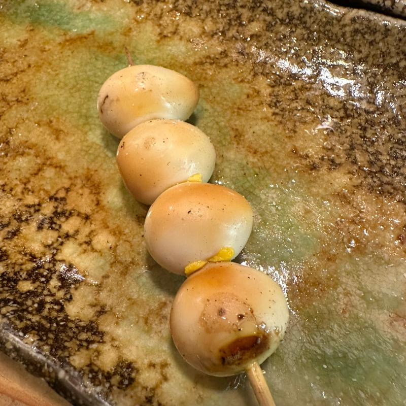 うずら燻製焼き(びんちょうや )