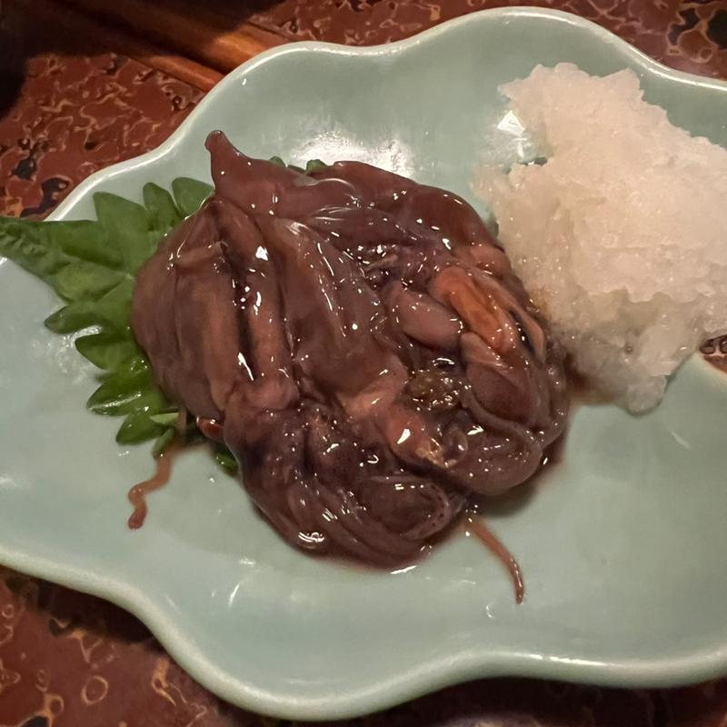 ホタルイカの醤油漬け(やきとり五鉄)