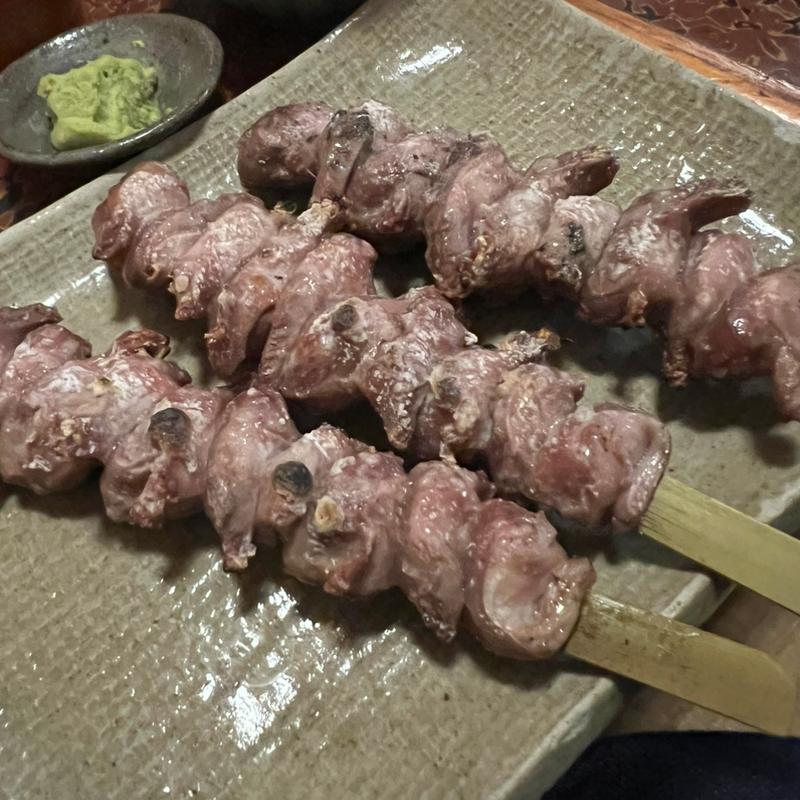 ズリ塩串(やきとり五鉄)