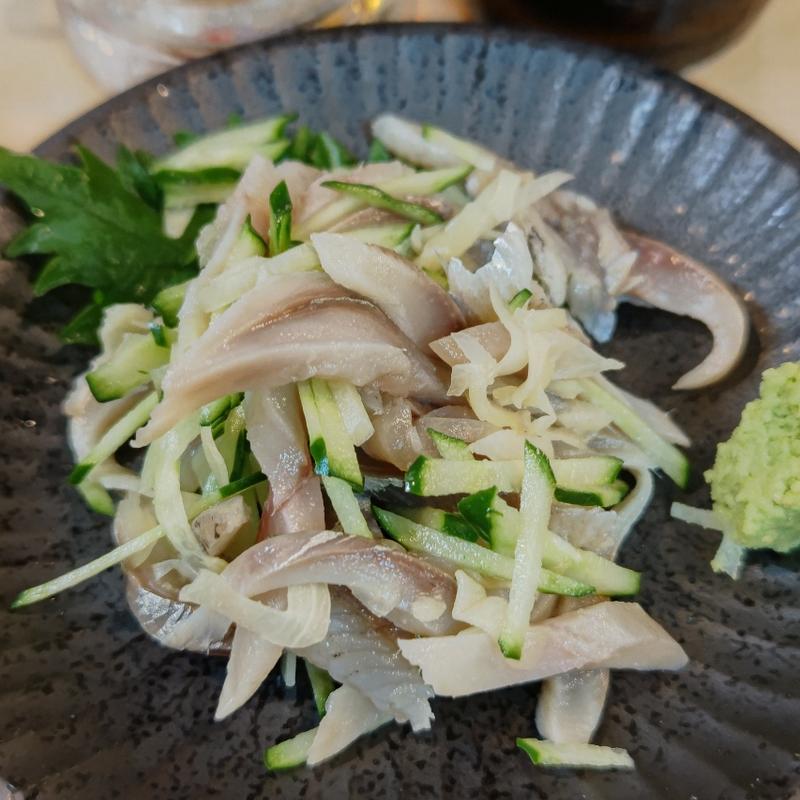 このしろガリ和え(立ち飲み処 桂)