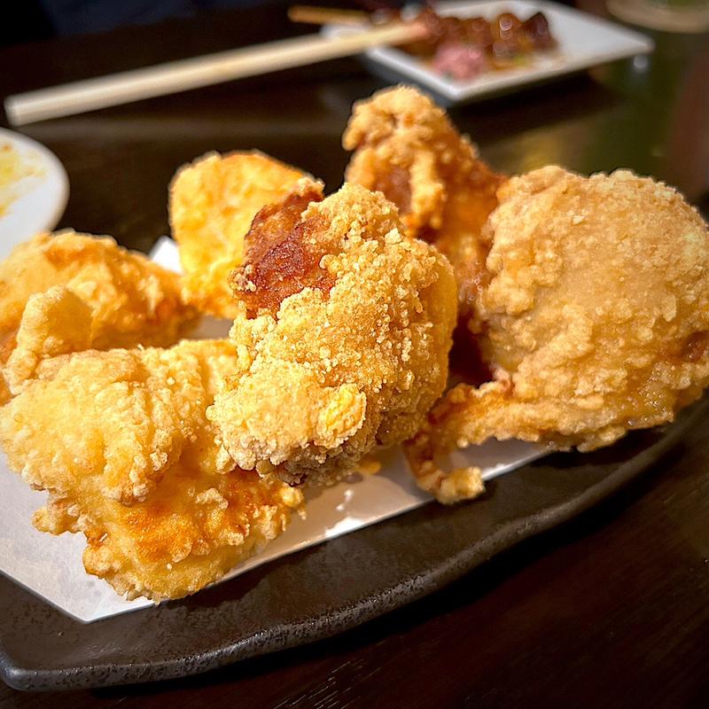 大山どりの唐揚げ(やきとり家 すみれ 名駅南店)