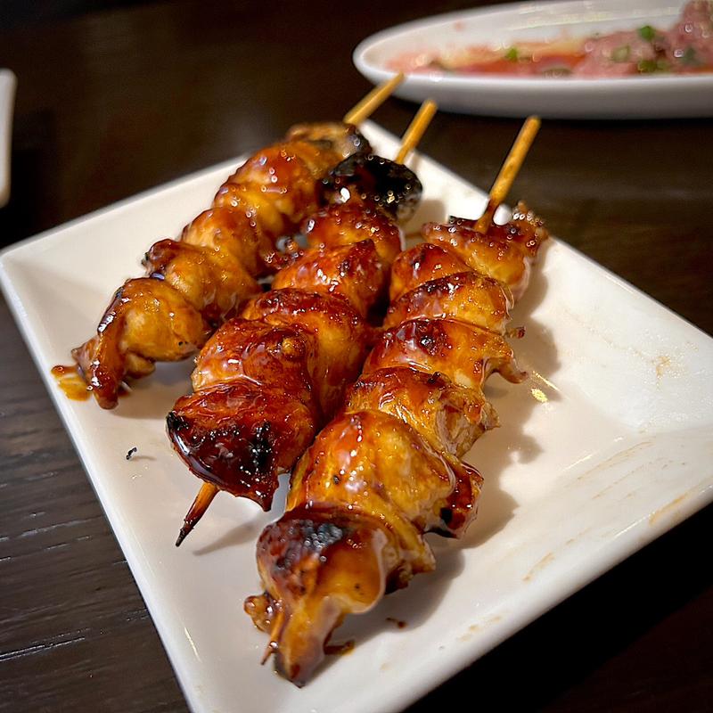 ふんわりつくね たれ(やきとり家 すみれ 名駅南店)