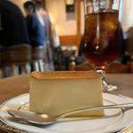 プリン 水出しコーヒー