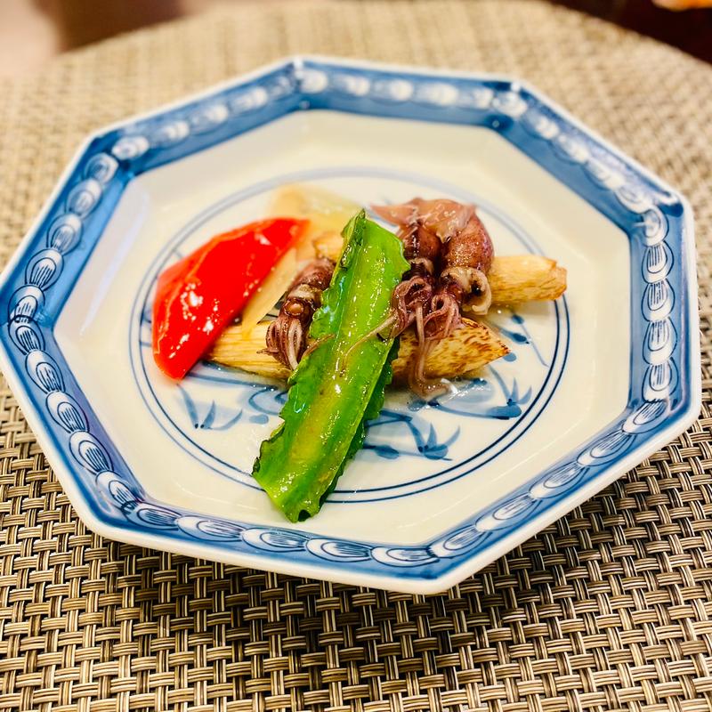 ホタルイカと旬野菜の炒め(神楽坂芝蘭 （カグラザカチィラン）)