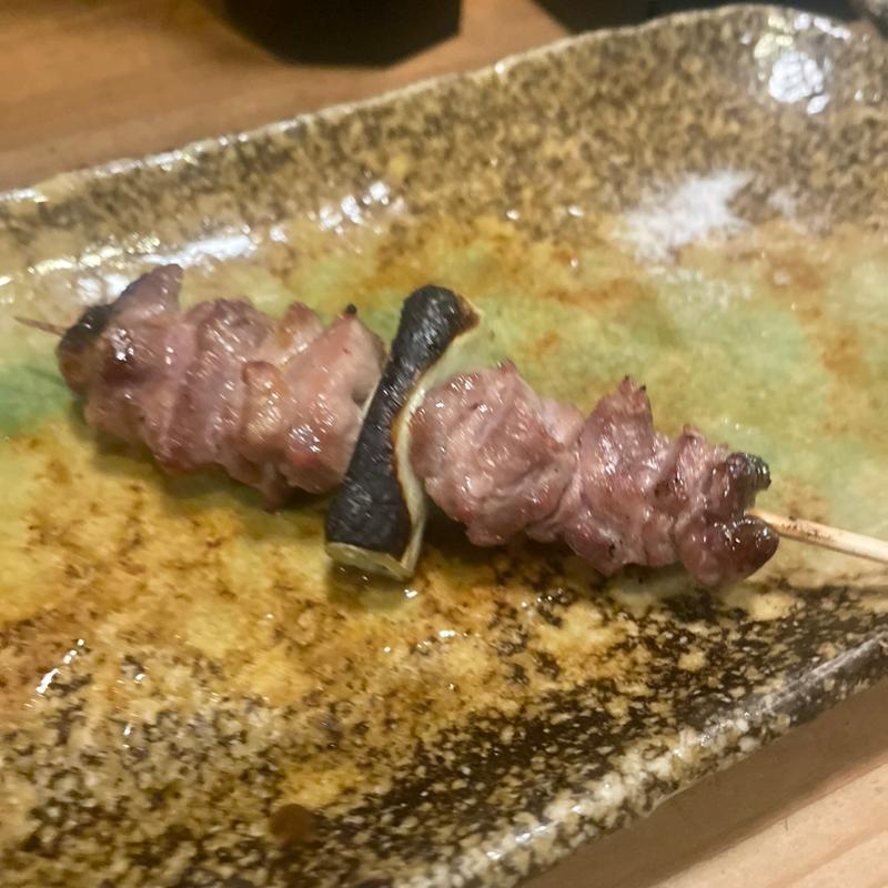 親鳥ねぎま(博多串焼 びんちょうや)