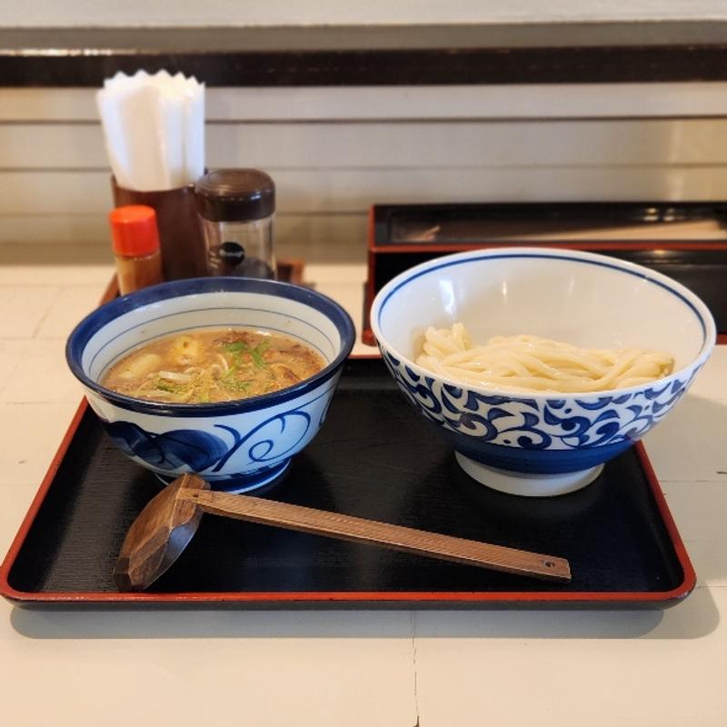 ホルモンつけ麺(手しごと讃岐うどん 讃々 （さんさん）)