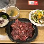 ハラミ定食(肉増し)(KASUYA 羽曳野店)