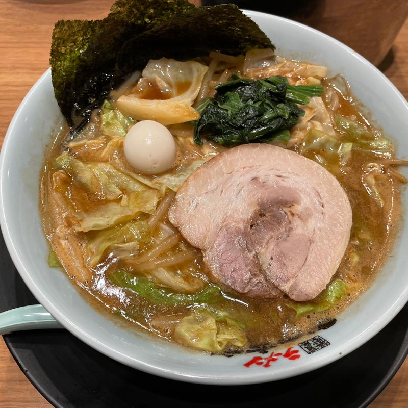 味噌ラーメン(町田商店 柴田バイパス店)