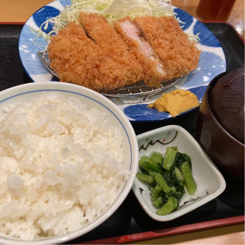 リブロースカツ定食(神田屋 + 大衆とんかつ かんだ 四谷店)