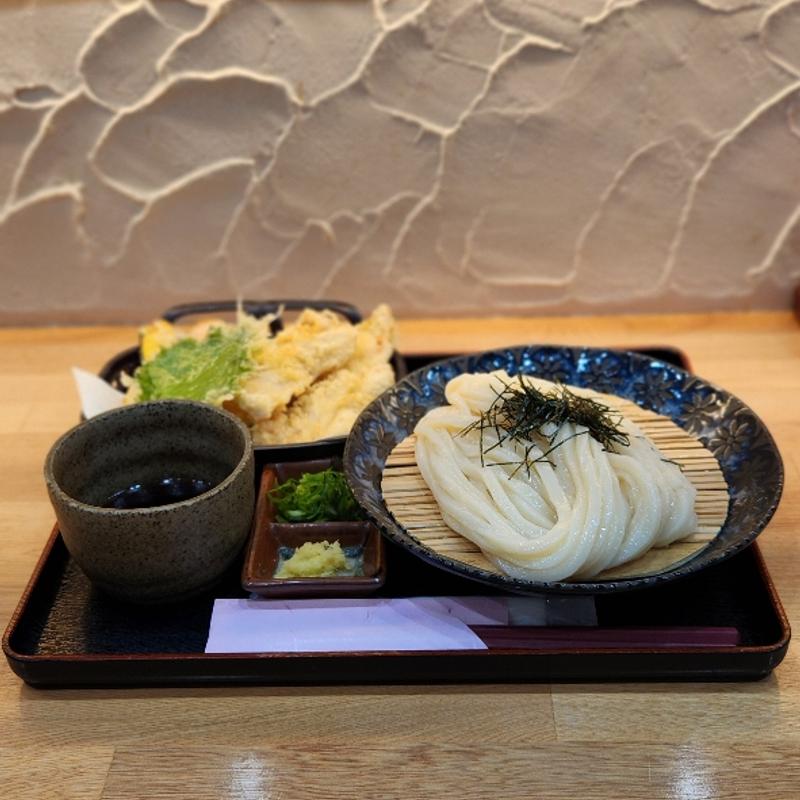 かしわ天ざる(千舟屋(ちぶねや))