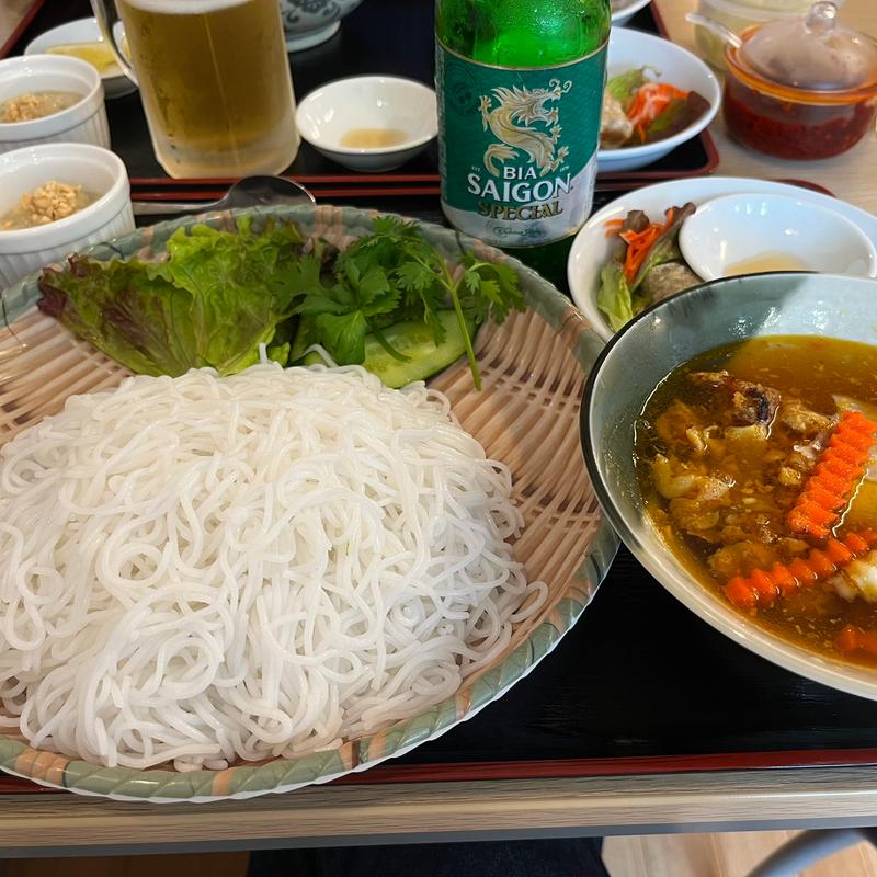 ブンチャーセット(ベトナム料理フォーゴン)