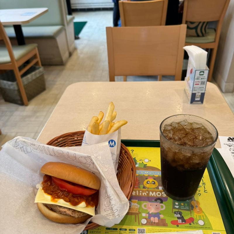 モスチーズバーガー　セット(モスバーガー南浦和店)