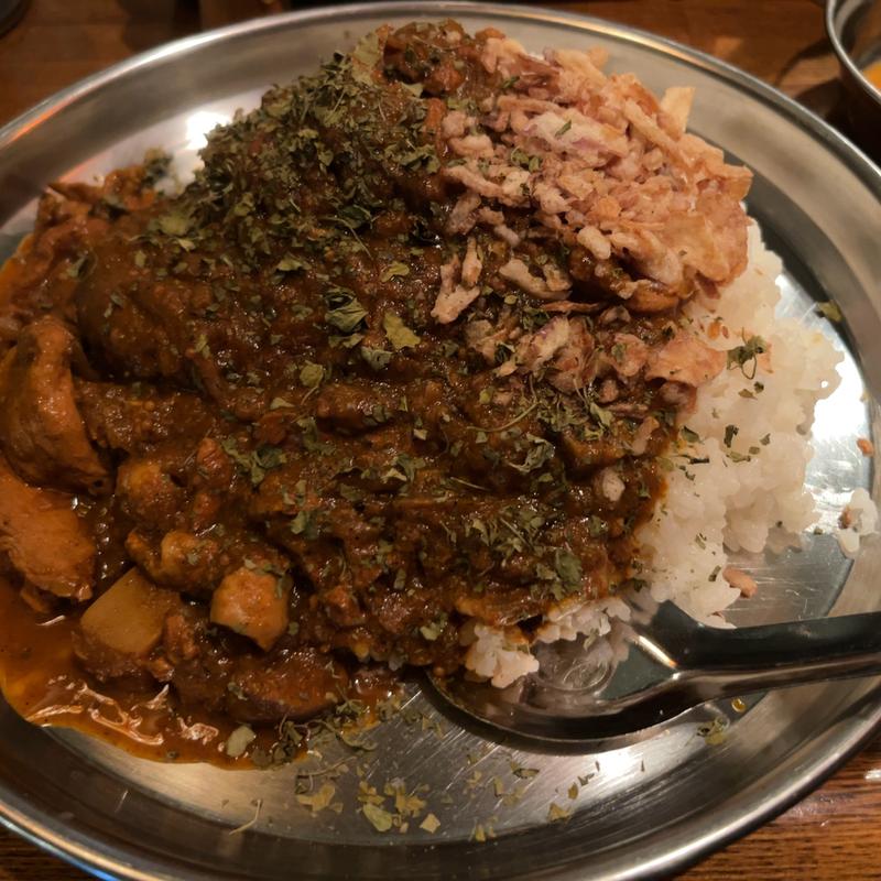 エリンギチキンカレー(カリーcafe らっこ)
