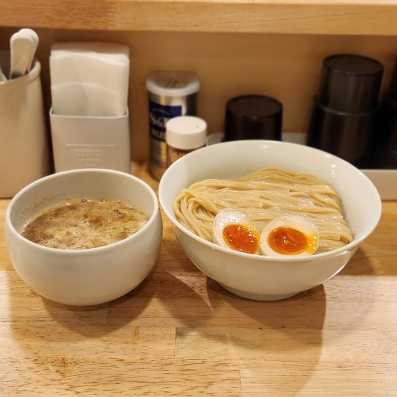 鶏つけ麺 煮卵(麺屋 K)