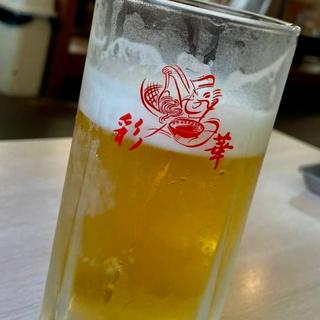 生ビール(彩華ラーメン 八尾店)