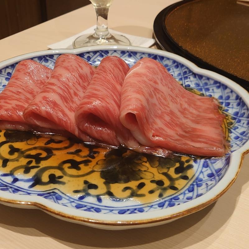 特選黒毛サーロインの焼きすき(けんしろう )