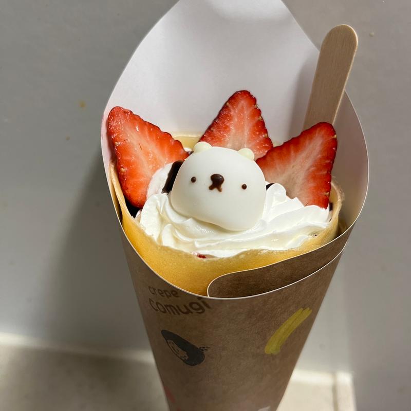 いちごクレープ(crepe comugi)