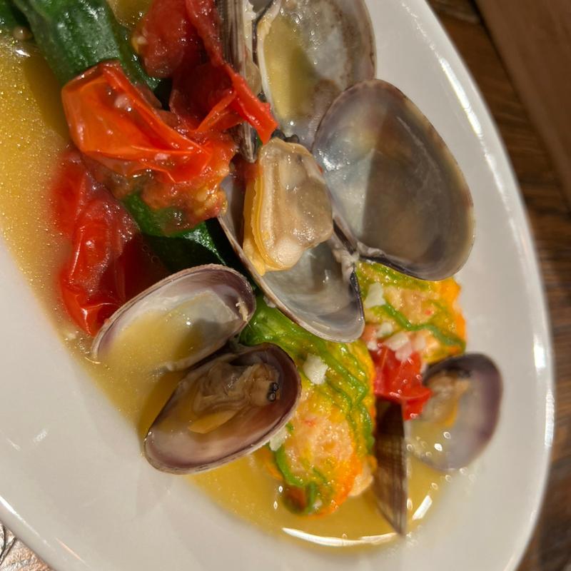 花ズッキーニのブレゼ(富士屋本店グリルバー)