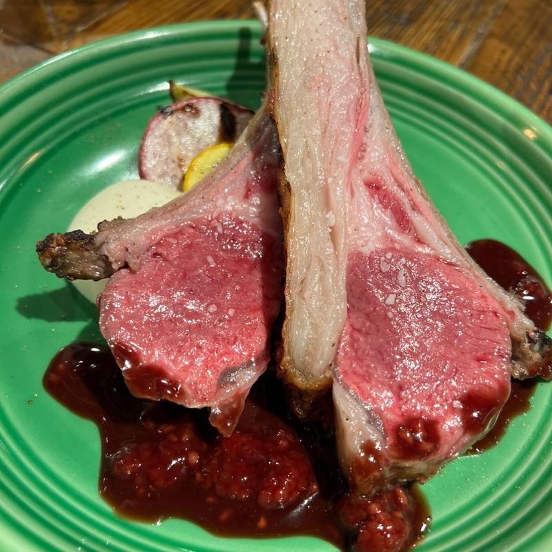 熟成子羊のグリル(富士屋本店グリルバー)