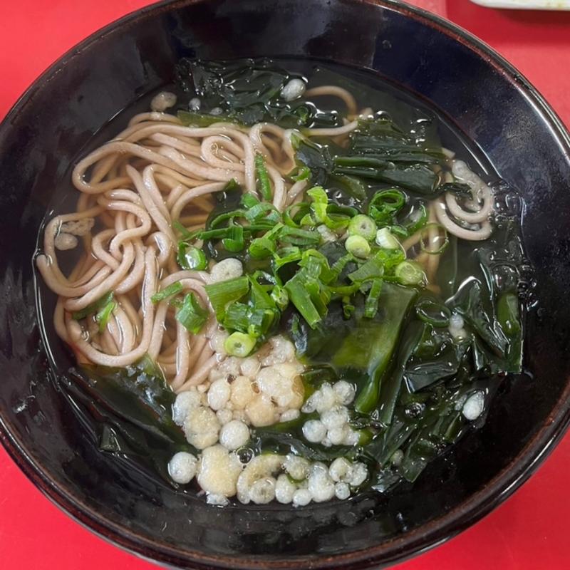 わかめそば(たつみや)