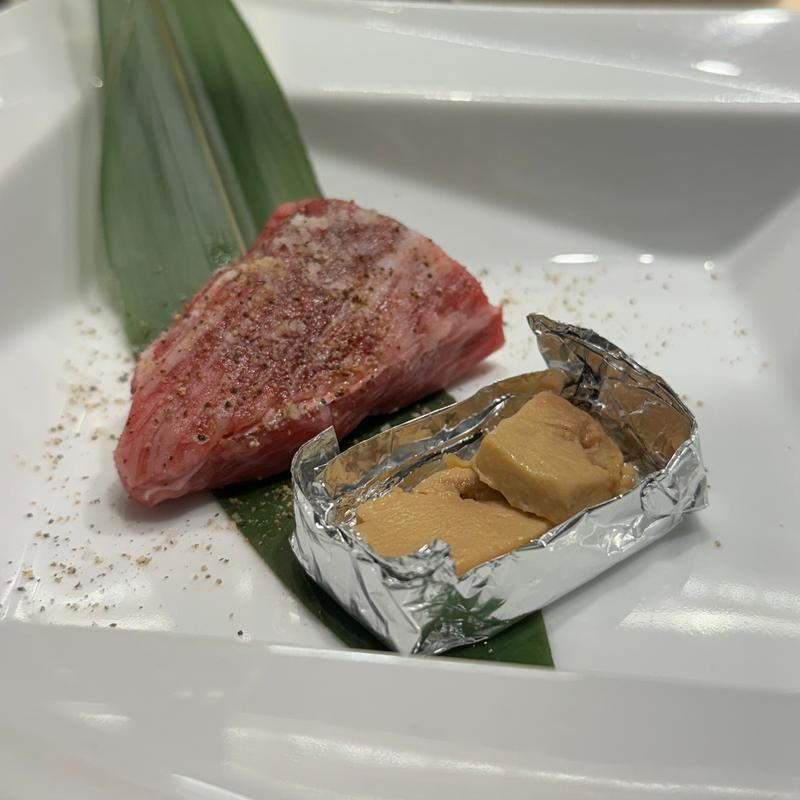 和牛フィレ フォアグラ(当然丑極)