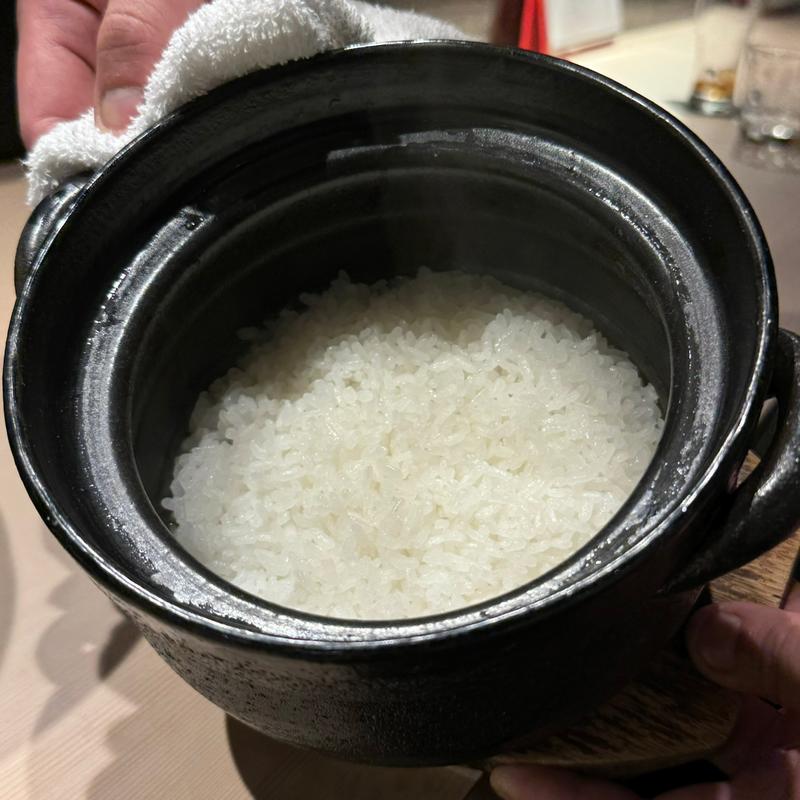 炊き立て土鍋ご飯(当然丑極)