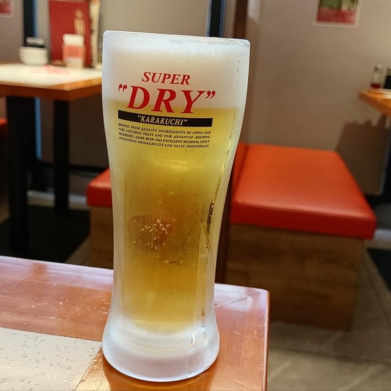 生ビール(民福北京烤鴨店上野店)