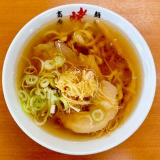 ねぎ生姜らぁめん(太ちぢれ麺)(麺処 暁商店)