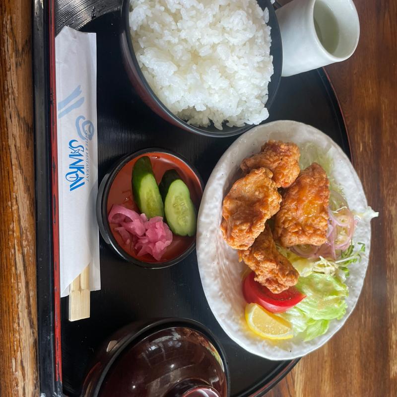 唐揚げ定食(さんかい 大塚店)