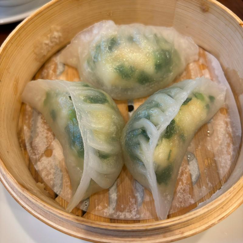 にらと海老の蒸し餃子(香港飲茶点心厨房)