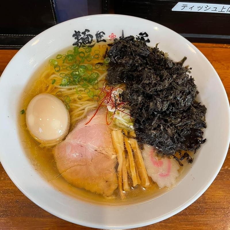 塩ラーメン バラ海苔(麺匠 一丞)