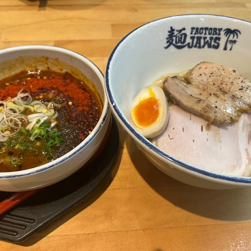 特選濃厚辛つけ麺(自家製麺 麺FACTORY JAWS)
