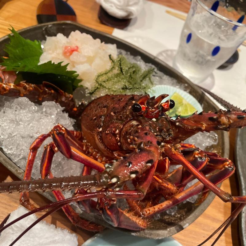 天然伊勢海老(味工房まんま 別館)