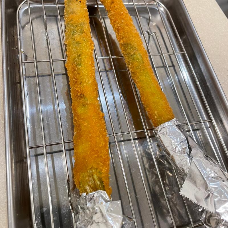 アスパラ揚げ(串カツ田中 東久留米店)