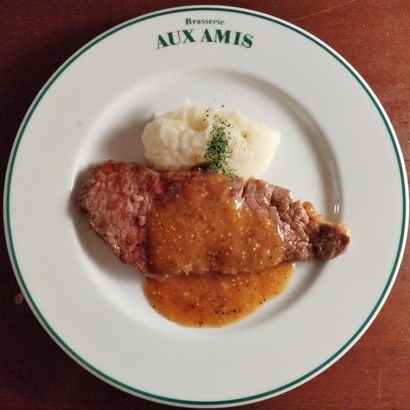 日替わりランチ(牛ロースステーキランチ 玉ねぎソース)(ブラッスリー オザミ)