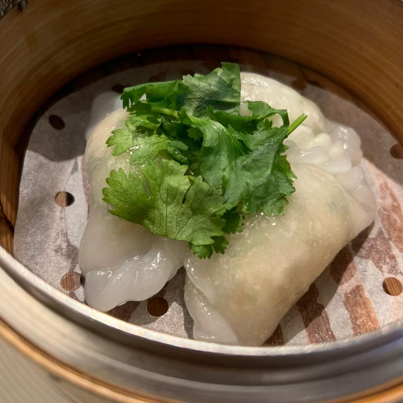 パクチー蒸し餃子(三茶酒家 香港バル213)