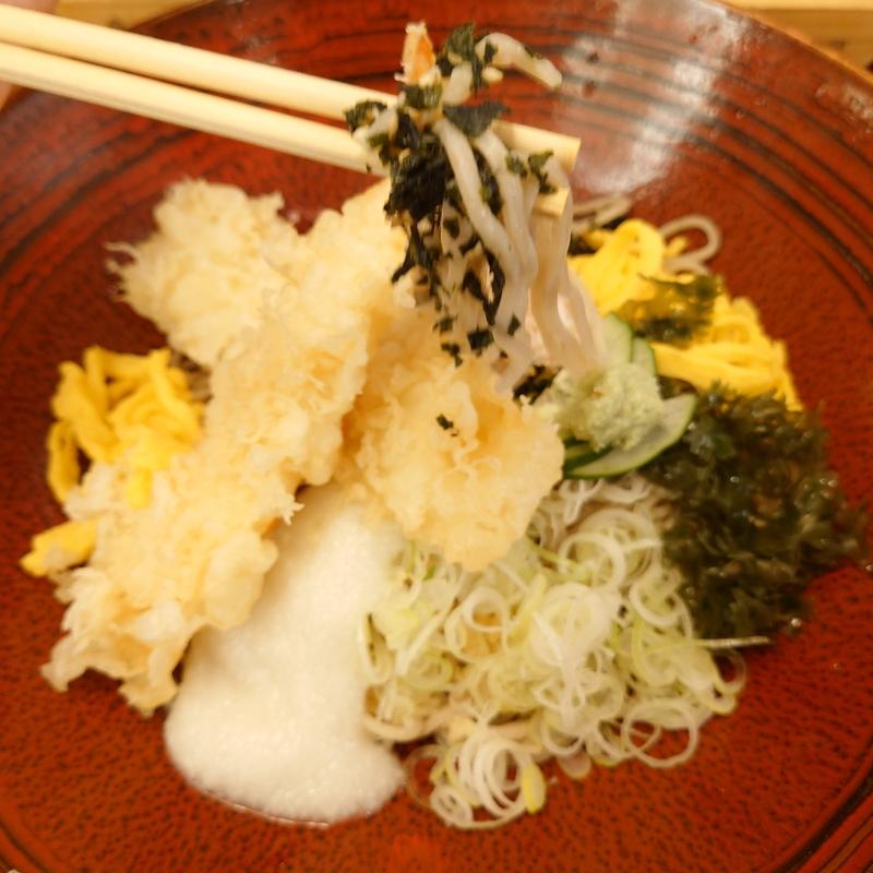 海鮮とろろ冷しそば(坂東太郎 鹿嶋店 （ばんどうたろう）)