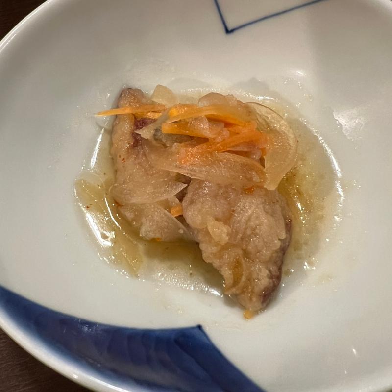 アジの南蛮漬け(お通し)(バラモン食堂 )